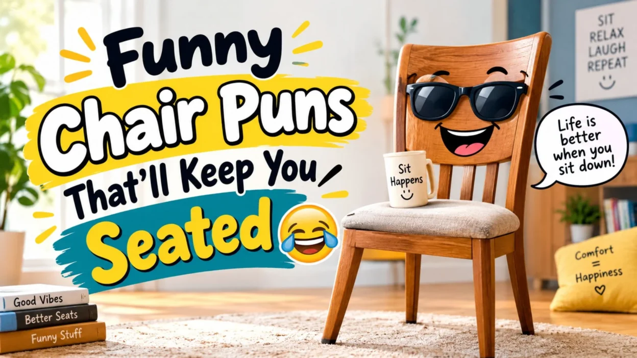 Funny Chair Puns That’ll Keep You Seated 😂